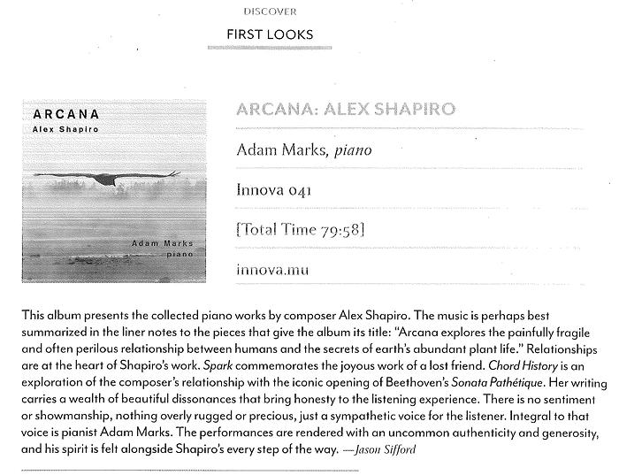 Piano Magazine Review